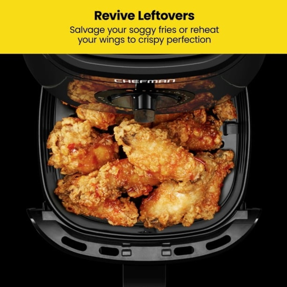 Chefman Turbo Fry Air Fryer with Adjustable Temp Control, 2 Qt Capacity - Picture 7 of 12